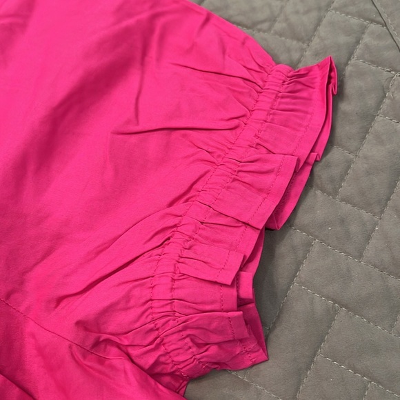 J. Crew Fuchsia Tie-back top/NWT/M - Picture 9 of 12